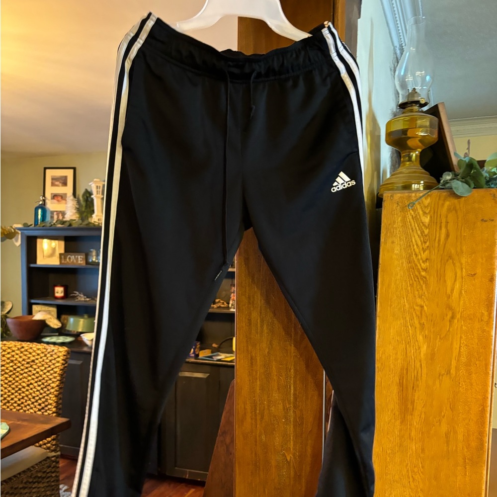 Black Adidas joggers